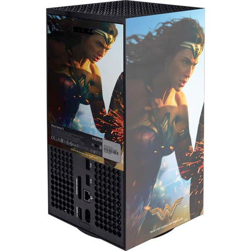DC Comics Wonder Woman Action Pose Poster XBox Series X Digital Edition Console Skin